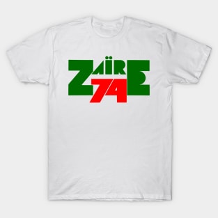 zaire green and red T-Shirt